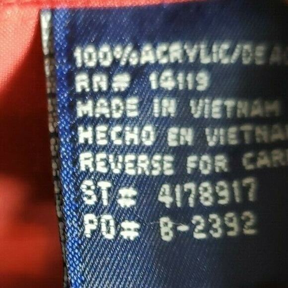 John Blair Men's Flannel Shirt Red Plaid Size XL Chest Pockets Button Down - Picture 9 of 9